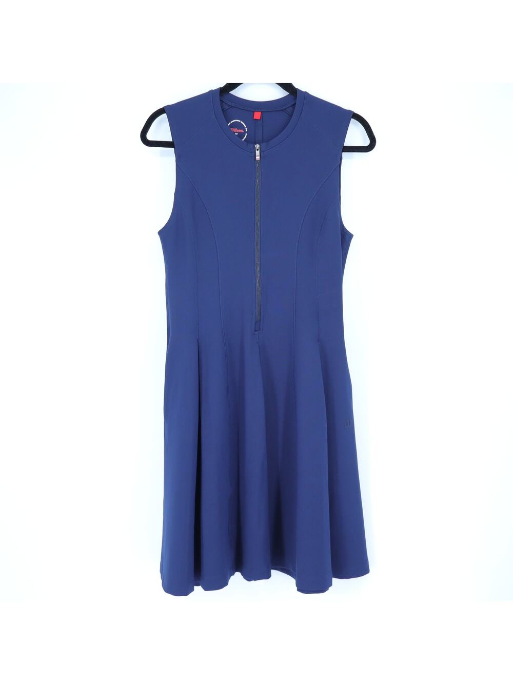 WILSON All Court Tennis Dress Navy Performance Ponte Knit Women's M